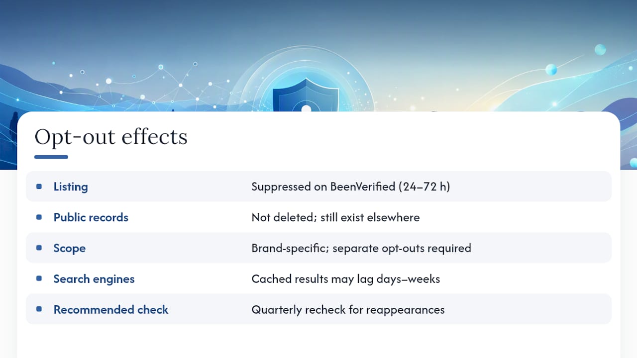 What Opting Out Actually Removes (and What It Doesn't) — overview diagram