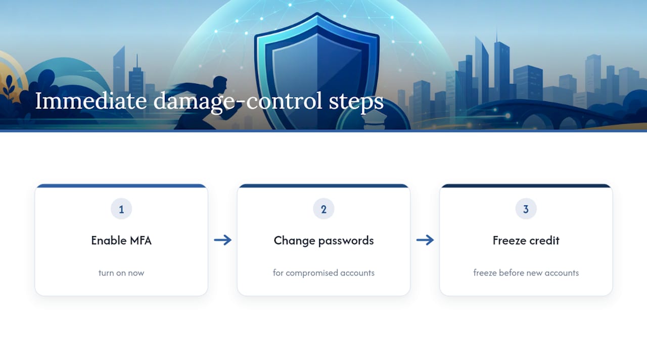 Three identity theft account protection steps