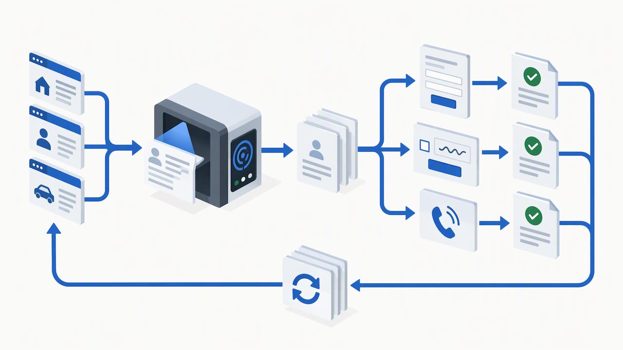 Automated data removal workflow with barriers